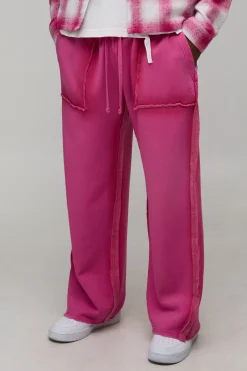 Jogger Coupe Baggy Avec Coutures Apparentes Effet Spray Wash