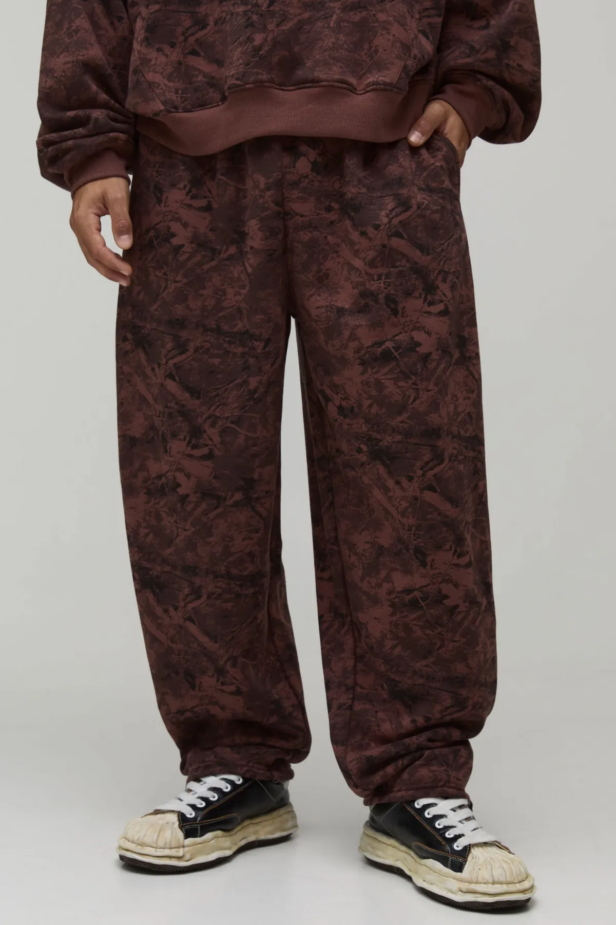 boohooMAN Jogger Coupe Ballon Camouflage Forestier<Homme Joggings|Jogging