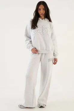 DSGN Studio Jogger Coupe Droite À Appliqué Collégial<Femme Pantalons|Dsgn Studio