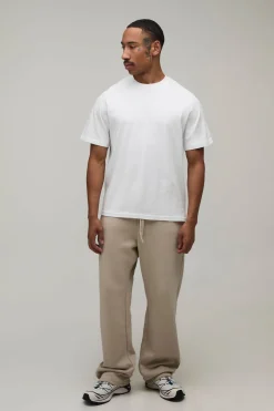 boohooMAN Jogger Coupe Droite Broderie Florale<Homme Joggings|Jogging