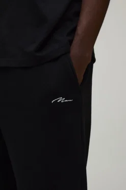 Jogger Coupe Droite Homme Avec Broderie Signature