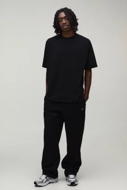 Jogger Coupe Droite Homme Avec Broderie Signature