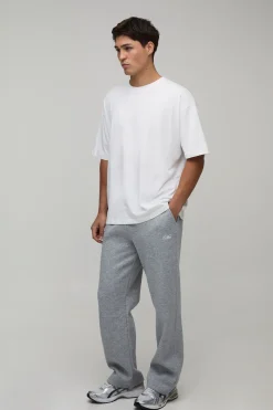 Jogger Coupe Droite Homme Avec Broderie Script