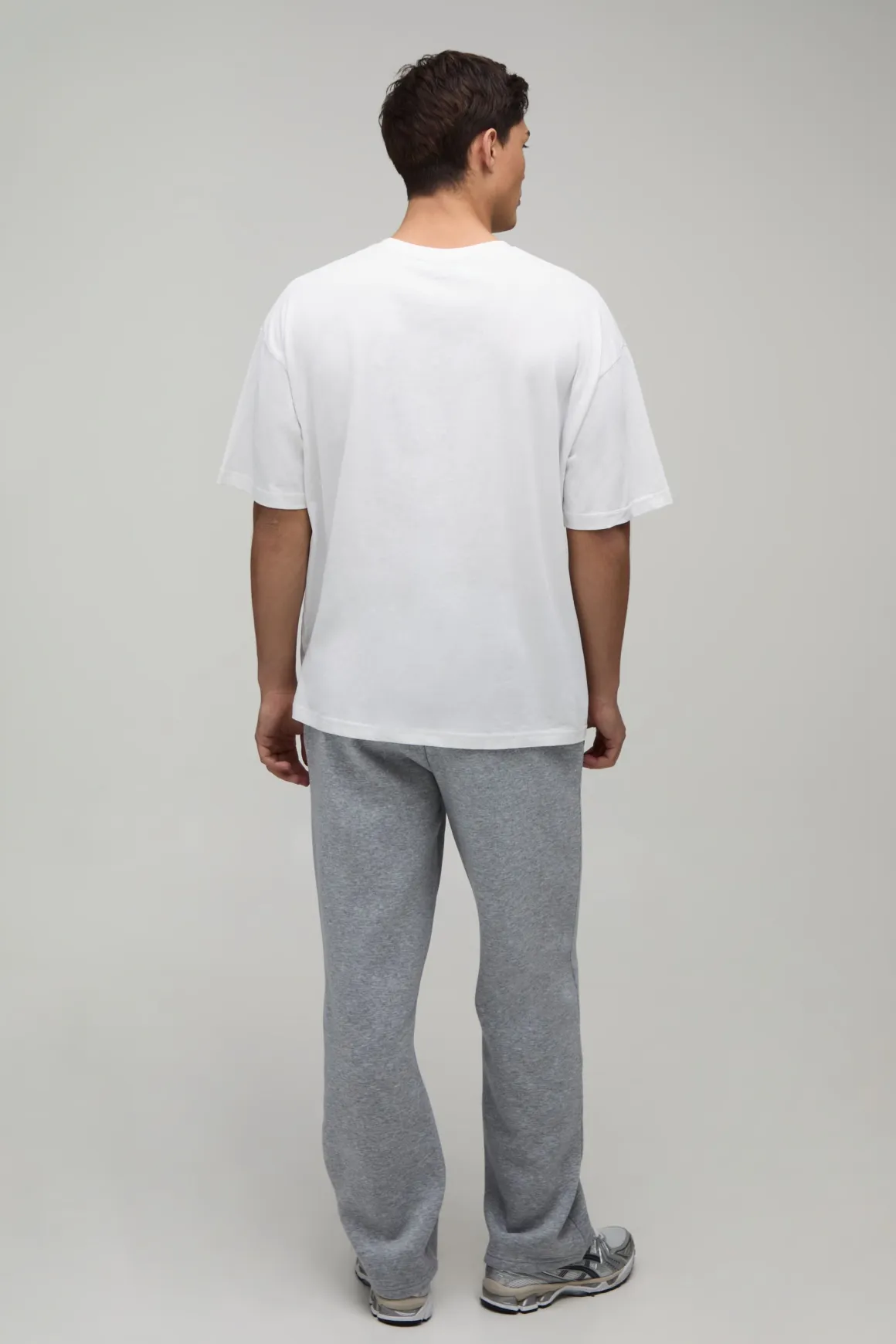 Jogger Coupe Droite Homme Avec Broderie Script