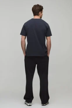 boohooMAN Jogger Coupe Droite À Pinces Effet Délavé<Homme Joggings|Jogging