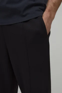 boohooMAN Jogger Coupe Droite À Pinces Effet Délavé<Homme Joggings|Jogging