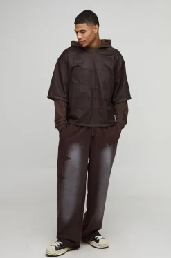 Jogger à coupe large avec appliqué étoile
