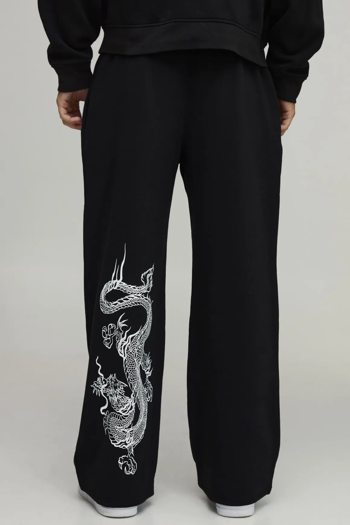 Jogger Coupe Large Imprimé Dragon