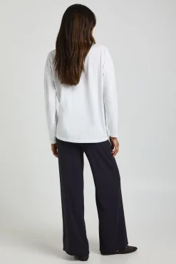 Jogger de maternité ultra doux à jambes larges et à taille élastique
