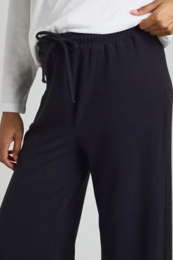 Jogger de maternité ultra doux à jambes larges et à taille élastique