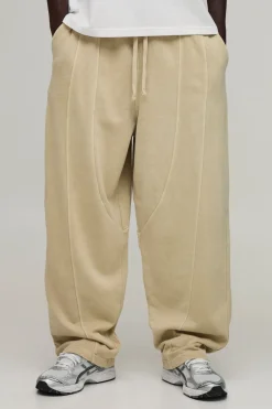 boohooMAN Jogger Délavé À Détails De Coutures Et Coupe Ballon<Homme Joggings|Jogging