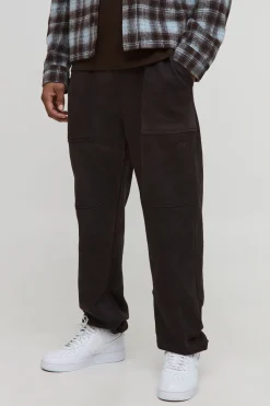 Jogger délavé à la coupe ample avec détails de poche brodés