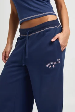 Jogger Droit Ath Club Avec Coutures Contrastées