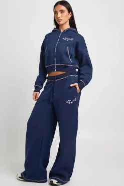 Jogger Droit Ath Club Avec Coutures Contrastées