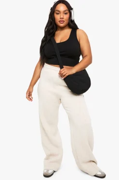 boohoo Jogger droit avec détail de piping<Femme Survêtements|Survêtements