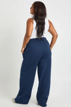 boohoo Jogger droit basique Plus Core avec détails pintuck<Femme Pantalons|Basiques