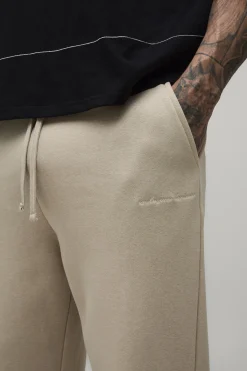 Jogger Droit Brodé Coupe Tall