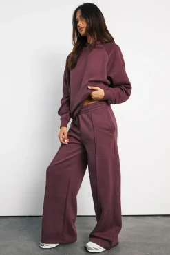 boohoo Jogger Droit À Détail De Pinces<Femme Pantalons|Basiques
