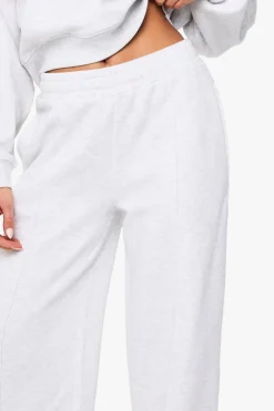 Jogger droit à détails pintuck