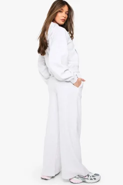 Jogger droit à détails pintuck