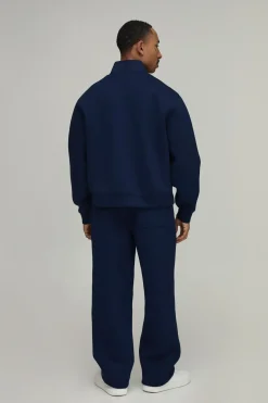 Jogger Droit En Tissu Scuba
