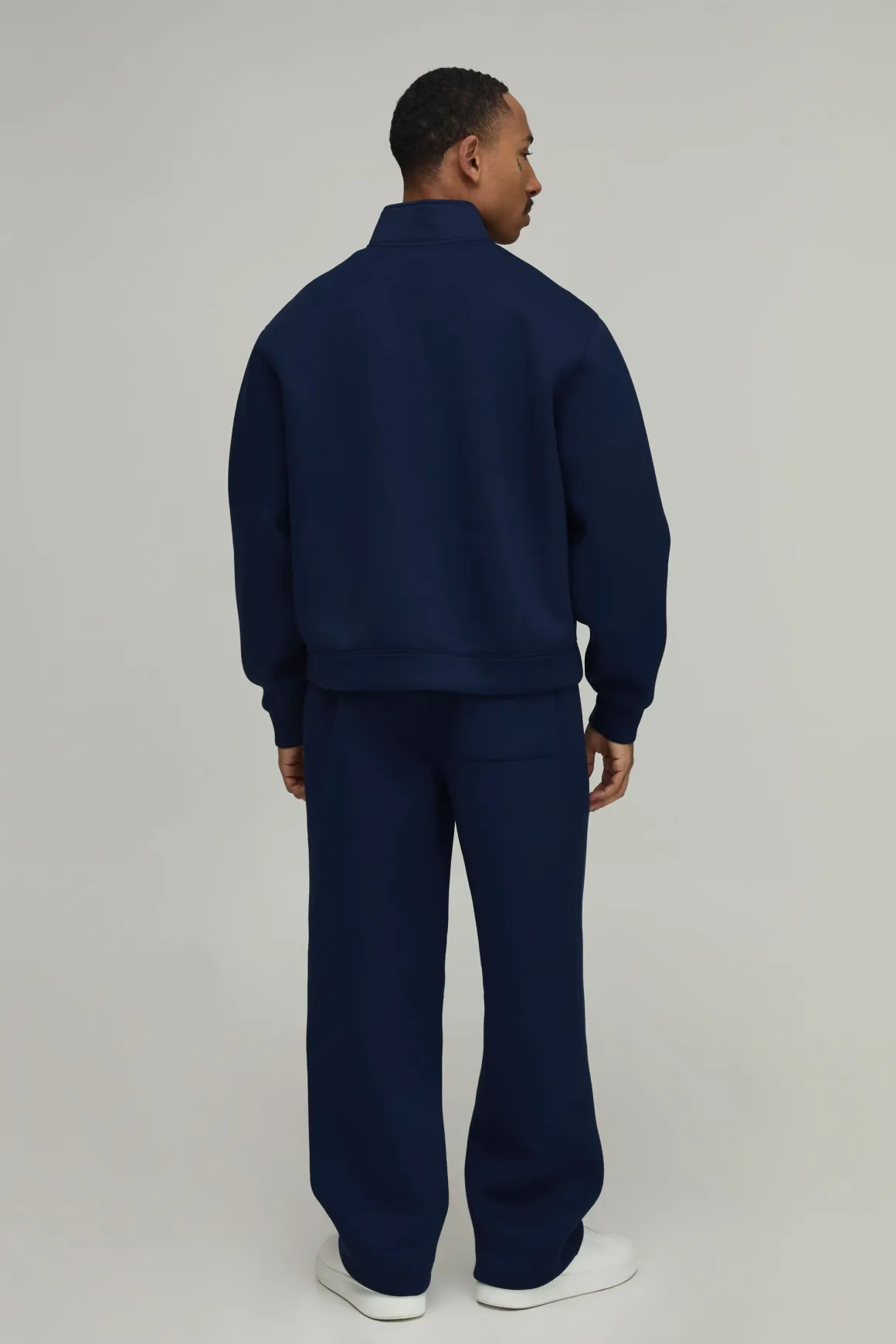 Jogger Droit En Tissu Scuba