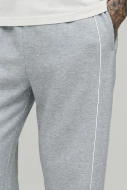 Jogger Droit À Passepoil Coupe Tall