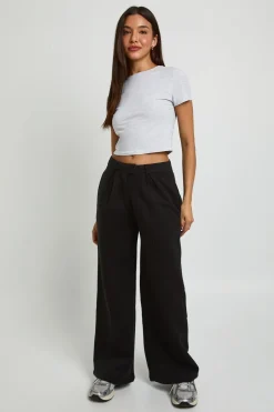 Jogger Droit À Taille Ajustée