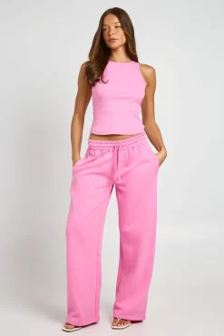 Jogger Droit Taille Mi-haute