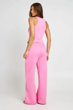 Jogger Droit Taille Mi-haute