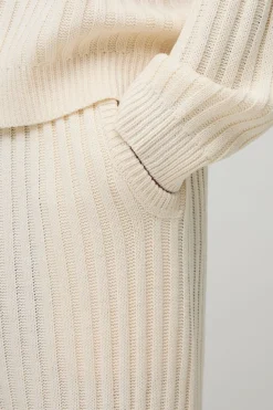 Jogger en tricot côtelé décontracté