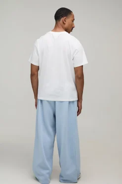 boohooMAN Jogger Essentiel À Jambe Extra Large<Homme Survêtements|Essentiels