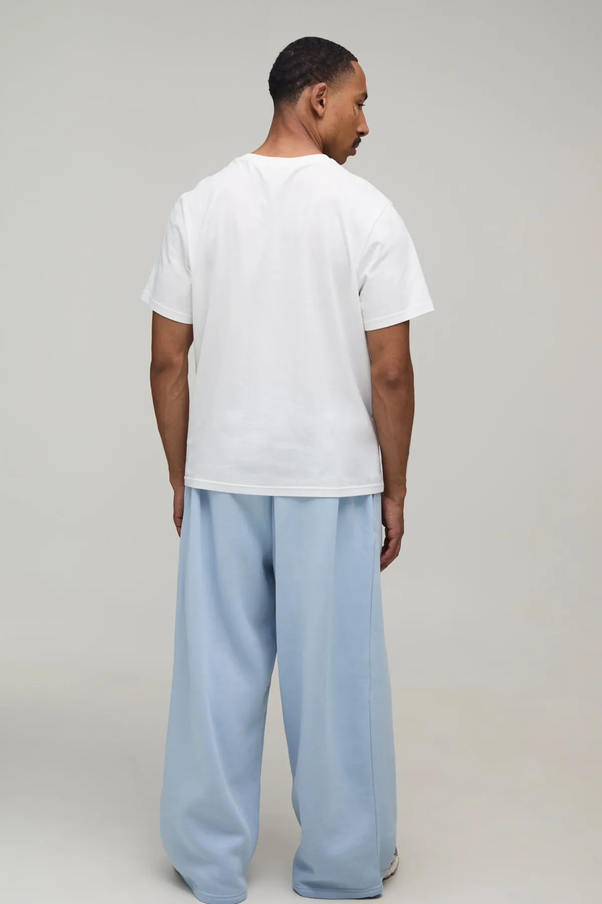 boohooMAN Jogger Essentiel À Jambe Extra Large<Homme Survêtements|Essentiels