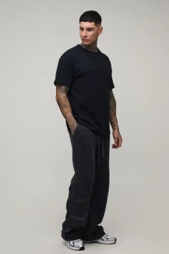 Jogger Gothique Délavé À Jambe Large Coupe Tall
