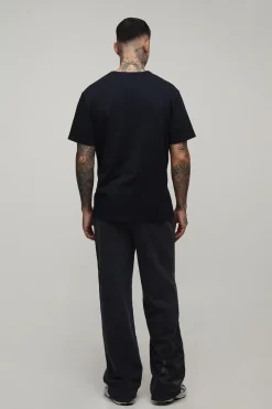 Jogger Gothique Délavé À Jambe Large Coupe Tall