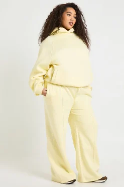 boohoo Jogger Grande Taille Basique À Jambe Droite Avec Détails De Pinces<Femme Pantalons|Basiques