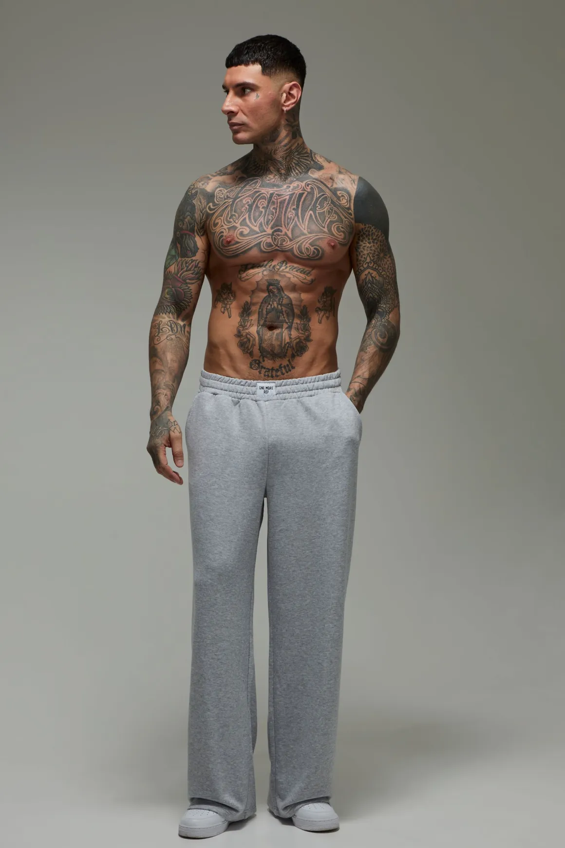 Jogger Grande Taille Jambe Large One More Rep
