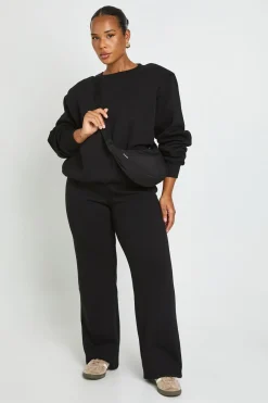 boohoo Jogger Grande Taille Taille Haute Coupe Droite Ajustée<Femme Pantalons|Athleisure