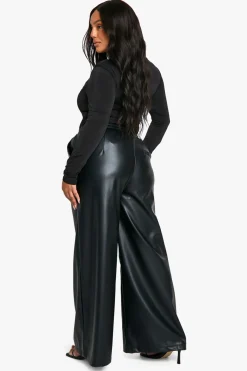 Jogger Grande Taille Taille Élastique En Synthétique Coupe Large
