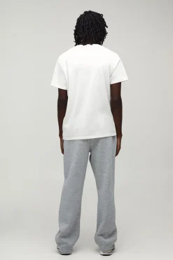 Jogger Homme Coupe Droite À Broderie De Points