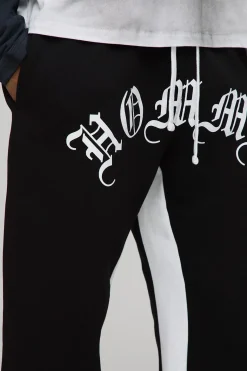 Jogger Homme Relaxed Gothic à empiècement croisé
