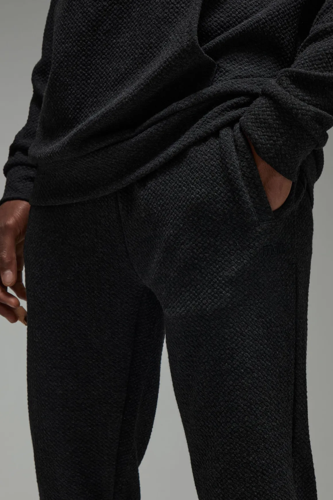 Jogger Homme Sport Texturé en Double Tricot