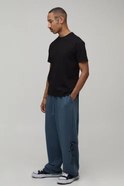 Jogger Imprimé California En Molleton Bouclette Avec Coutures Contrastées Coupe Ballon