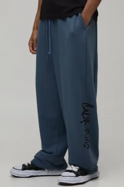 Jogger Imprimé California En Molleton Bouclette Avec Coutures Contrastées Coupe Ballon