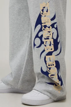 boohooMAN Jogger Imprimé Gothique Coupe Large<Homme Joggings|Jogging