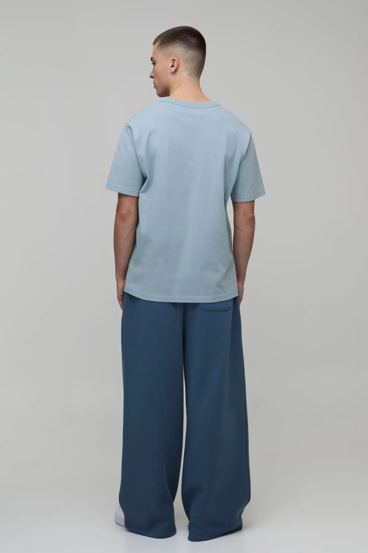 boohooMAN Jogger Imprimé À Jambes Extra Larges Et Taille Haute<Homme Joggings|Jogging