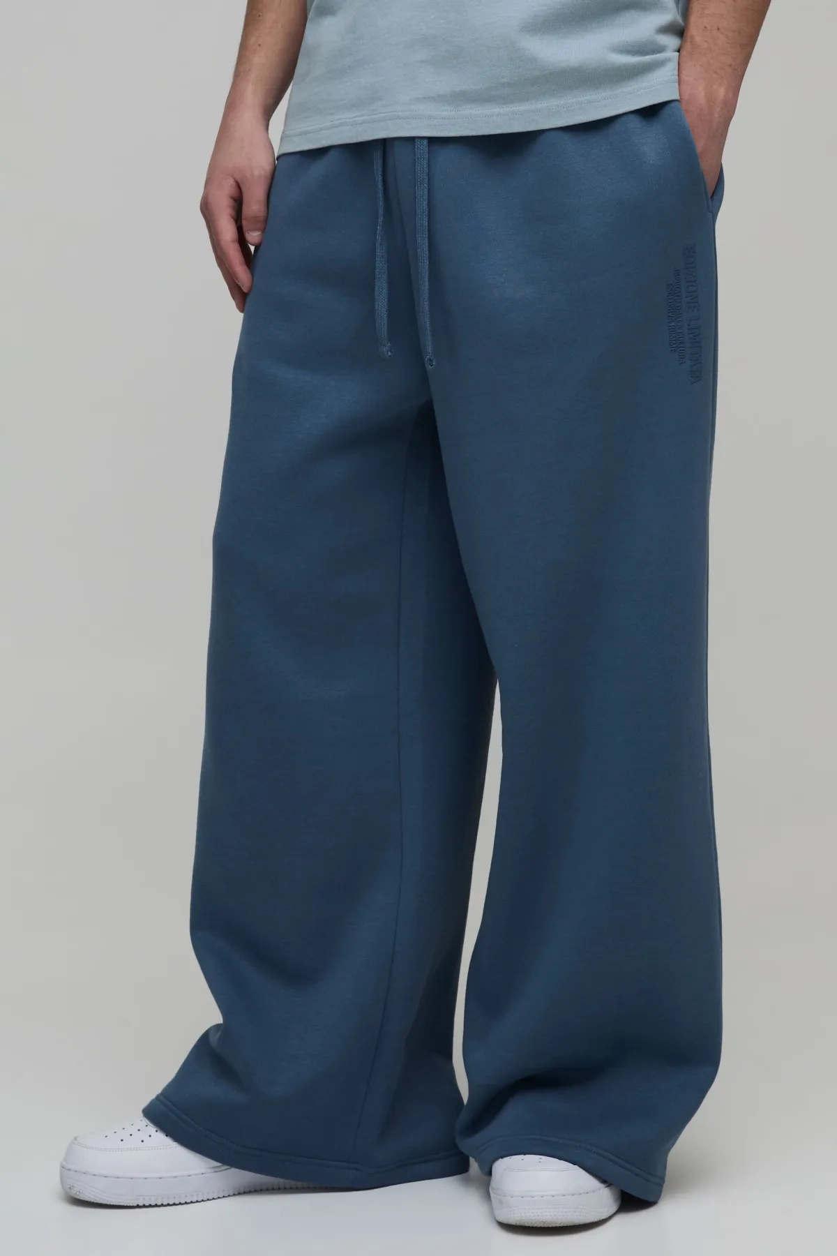 boohooMAN Jogger Imprimé À Jambes Extra Larges Et Taille Haute<Homme Joggings|Jogging