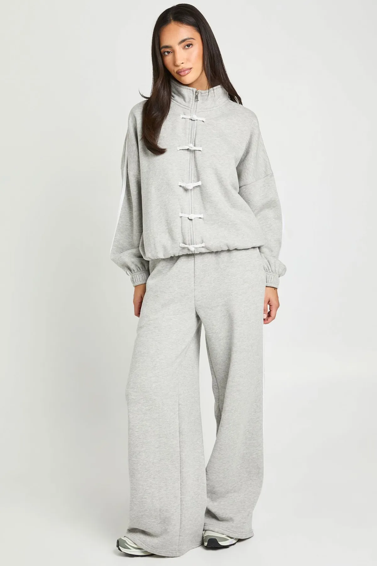 boohoo Jogger Jambe Droite Avec Passepoil Latéral<Femme Pantalons|Athleisure