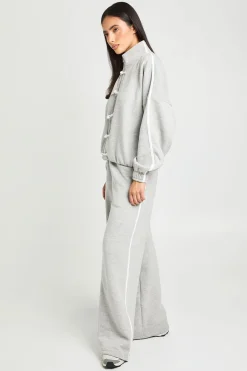 boohoo Jogger Jambe Droite Avec Passepoil Latéral<Femme Pantalons|Athleisure