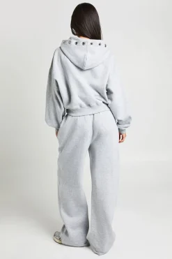 Jogger Jambe Droite À Détail Œillets